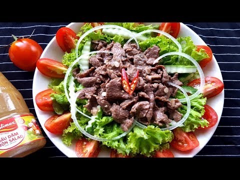 Bò salad trộn dầu giấm
