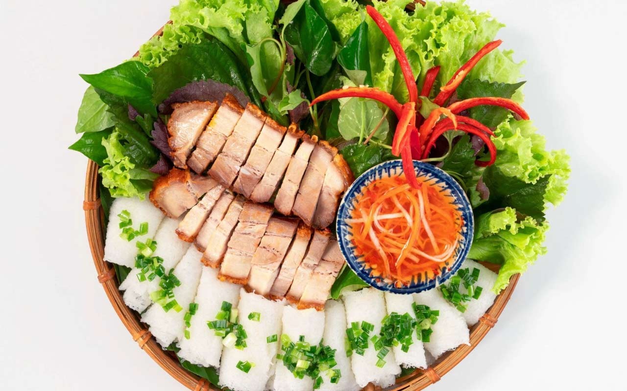Heo quay - bánh hỏi