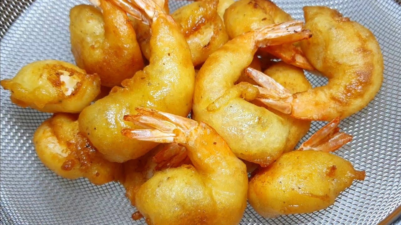 Tôm chiên bong bóng
