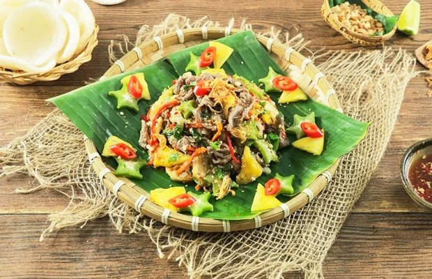 Gỏi bò bóp thấu