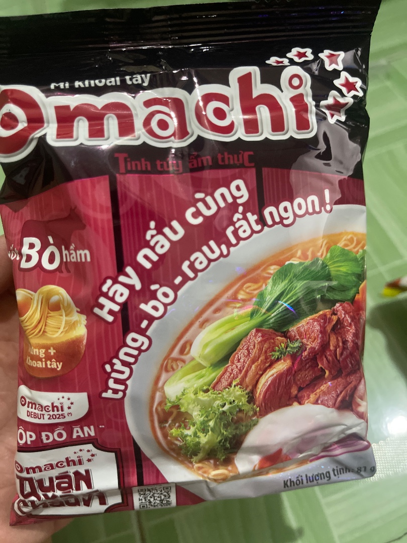 Mì Omachi Sốt bò hầm
