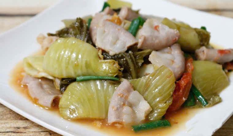 Thăng Long Xào Dưa Chua