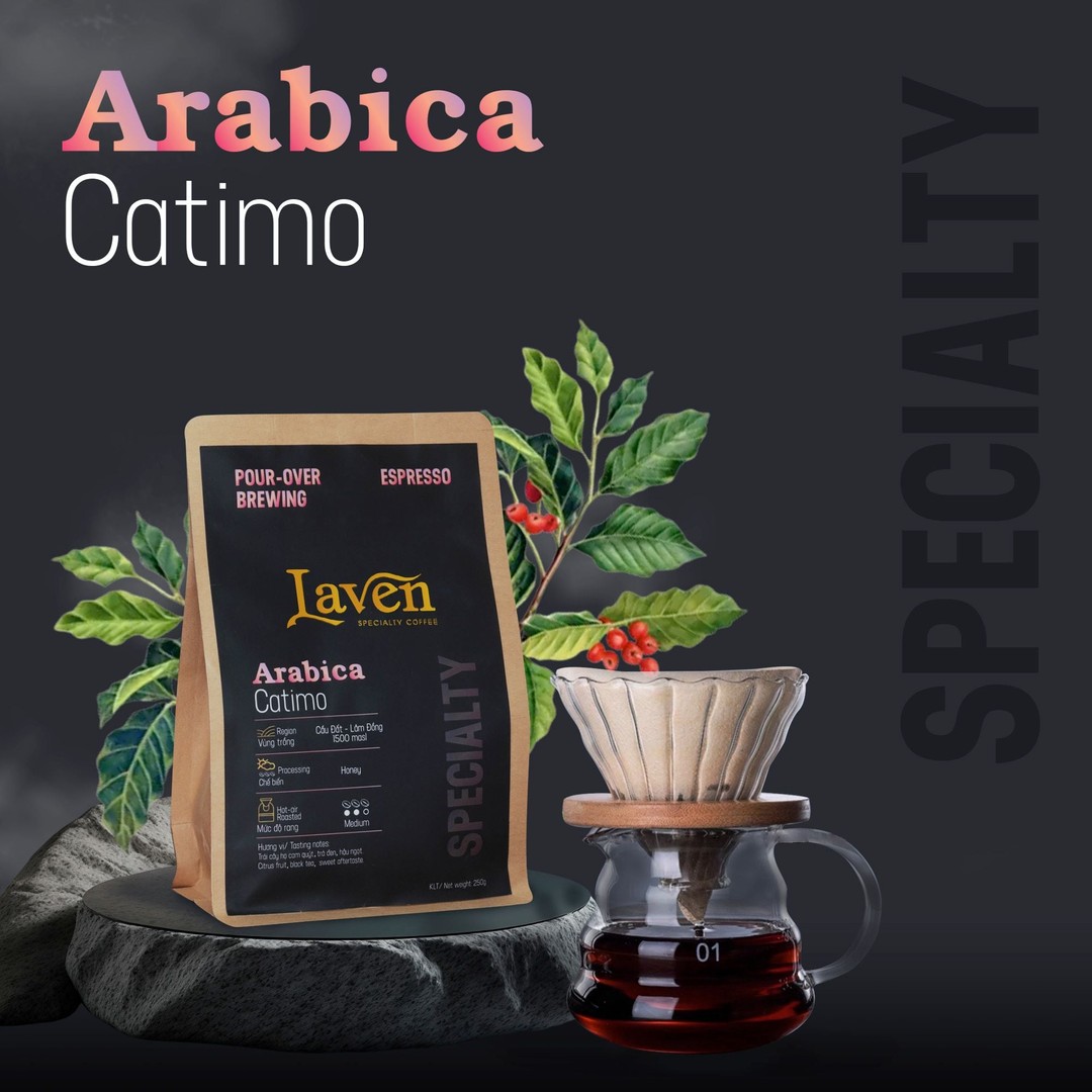 Cà Phê Arabica Catimor Cầu Đất 250g