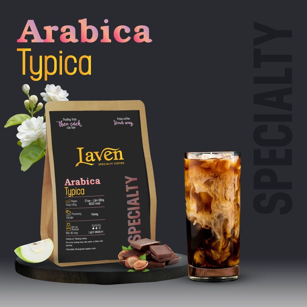 Cà Phê Arabica Typica Cầu Đất 250g