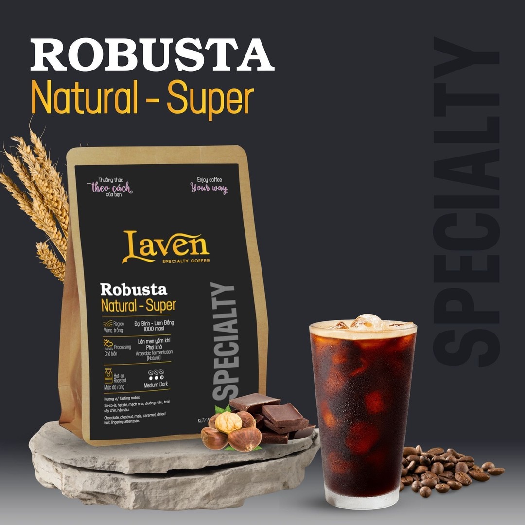 Cà Phê Robusta Natural Super 250g