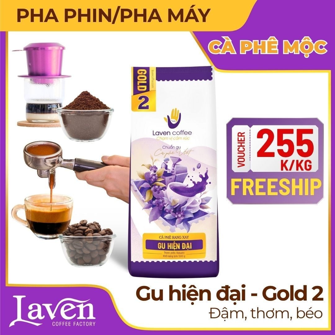 Cà Phê Sỉ Gold 3 - Robusta Đậm Thùng 6KG