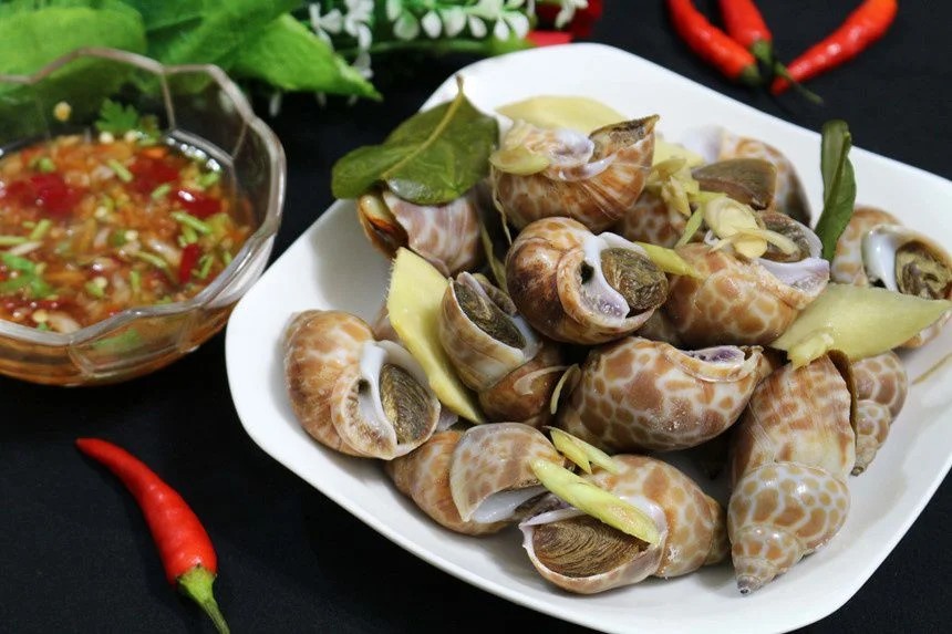 Ốc hương hấp sả